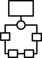 Flowchart Icon Design Symbol vector