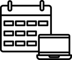 Laptop Icon Design Symbol vector