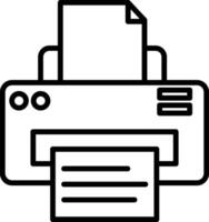 Printing Icon Design Symbol vector