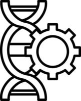 Genetic Icon Design Symbol vector
