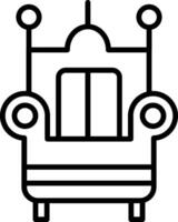 Throne Icon Design Symbol vector