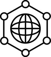 Network Icon Design Symbol vector