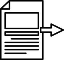 Document Icon Design Symbol vector