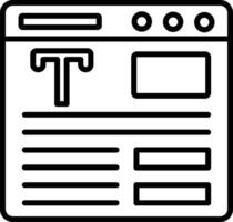 Copywriting Icon Design Symbol vector