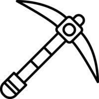 Pickaxe Icon Design Symbol vector