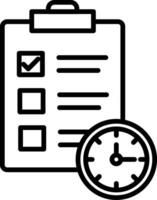 Planning Icon Design Symbol vector