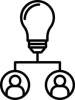 Network Icon Design Symbol vector