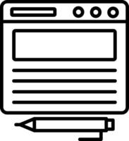 Copywriter Icon Design Symbol vector