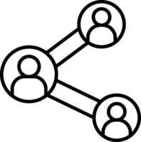 Network Icon Design Symbol vector