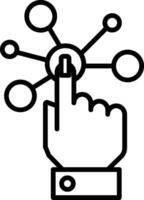 Interaction Icon Design Symbol vector