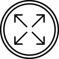 Resize Icon Design Symbol vector