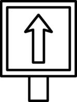 One Way Icon Design Symbol vector