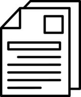 Document Icon Design Symbol vector