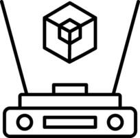 Hologram Icon Design Symbol vector