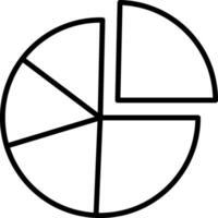 Pie Chart Icon Design Symbol vector
