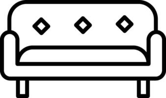 Sofa Icon Design Symbol vector