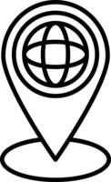 Geospatial Technology Icon Design Symbol vector