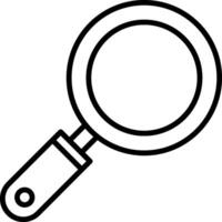 Magnifier Icon Design Symbol vector