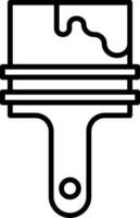 Paintbrush Icon Design Symbol vector