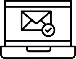Mailing Icon Design Symbol vector