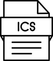 Ics File Icon Design Symbol vector
