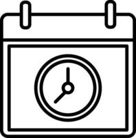 Deadline Icon Design Symbol vector