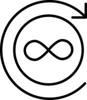Infinite Icon Design Symbol vector