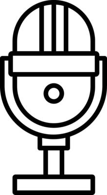 Microphone Icon Design Symbol