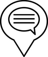 Pin Icon Design Symbol vector