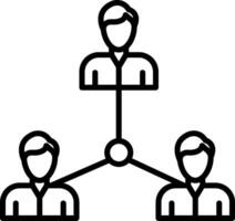 Hierarchy Icon Design Symbol vector