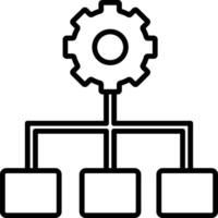 Hierarchy Icon Design Symbol vector