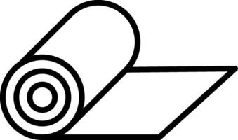 Gym Mat Icon Design Symbol vector