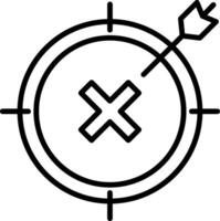 Goals Icon Design Symbol vector