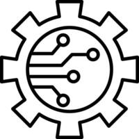 Digitalisation Icon Design Symbol vector