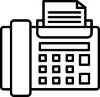 Fax Icon Design Symbol vector