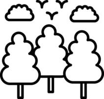 Forest Icon Design Symbol vector