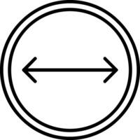 Left And Right Arrows Icon Design Symbol vector