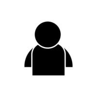 People icon or account icon for menus in apps and web vector
