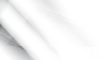 Abstract white and gray color, modern design stripes background with geometric triangle shape and dot pattern. vector