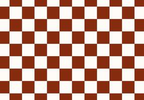 Brown and white checkered background Space for selling products, backdrop, wallpaper, background, text. Vintage style background. illustration. vector