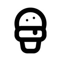Ice cream. Ice cream outline icons. Ice cream sign. Ice cream icon design illustration on background. vector