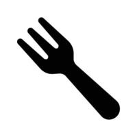 fork icon isolated on background. vector