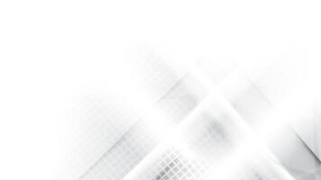 Abstract white and gray color, modern design stripes background with geometric shape and net pattern. vector