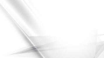 Abstract white and gray color, modern design stripes background with geometric shape. vector