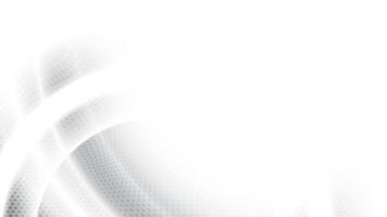 Abstract white and gray color, modern design stripes background with curve lines and dot pattern. vector