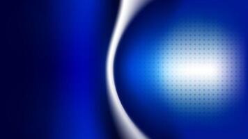 Abstract white and blue color background with glowing light, spotlight pattern. vector