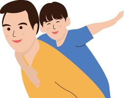Happy Father Day Character vector
