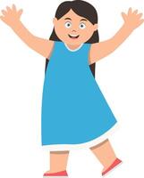 World Children Day Character in Simple Design vector