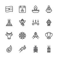 A set of icons that include a cow, a flower, a star, a bell, a cow, a cow, a cow vector