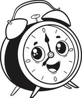 Cheerful Alarm Clock vector